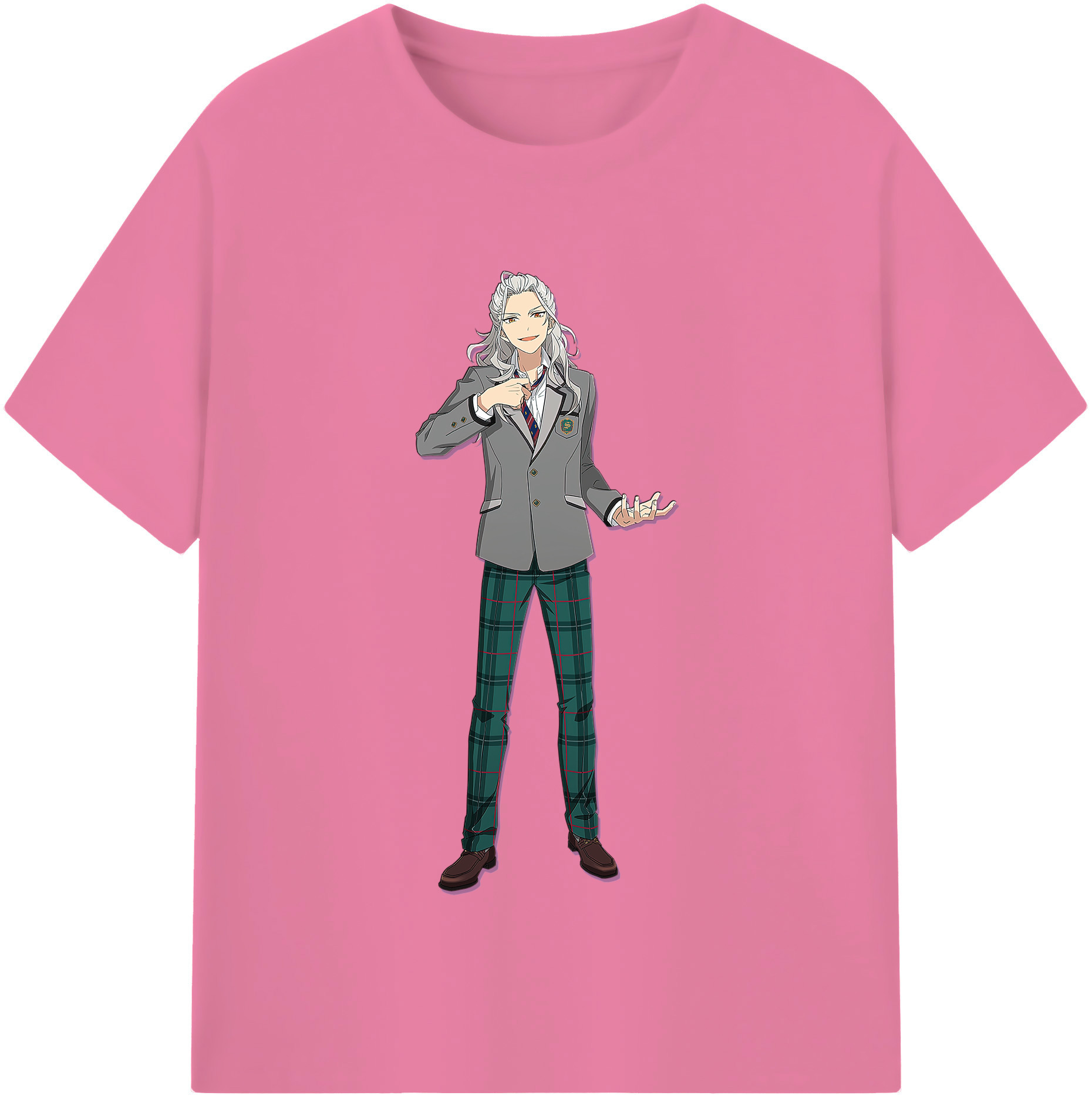 （画像用） あんさんぶるスターズ! Ensemble Stars 綿100％半袖Tシャツ（フロントプリント）